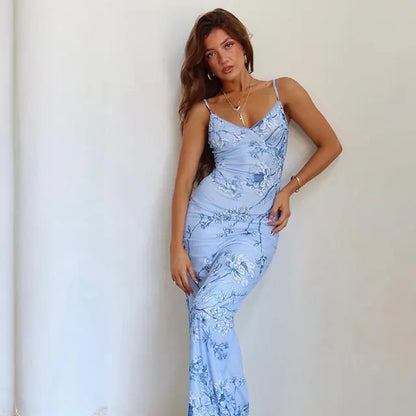 Vestido Floral Verano Sin Mangas