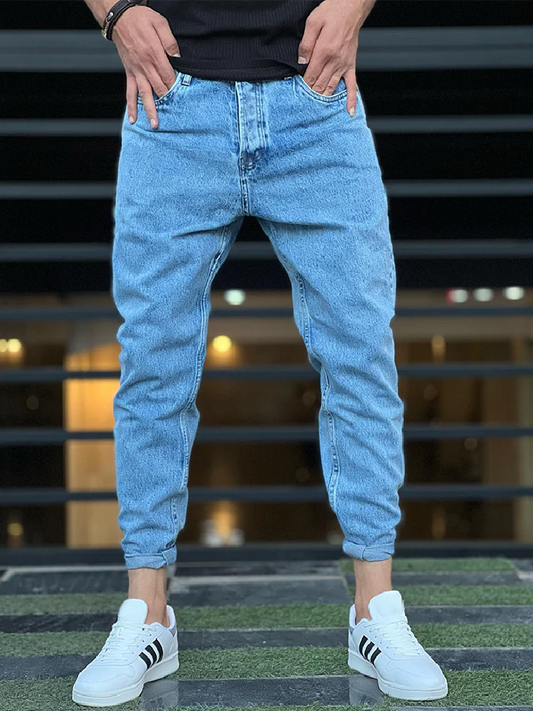 Pantalones Vaqueros Hombre Verano Estilo - Vestiria