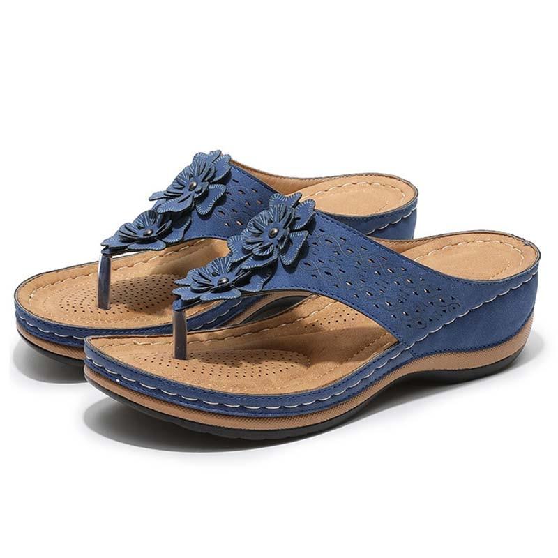 Sandalias de Verano con Plataforma y Florales