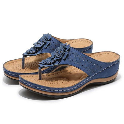 Sandalias de Verano con Plataforma y Florales
