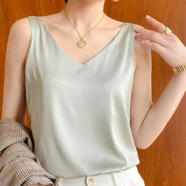 Blusa Ligera Femenina Elegante Sedosa