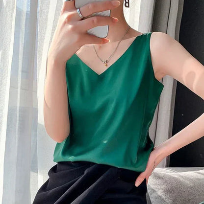 Blusa Ligera Femenina Elegante Sedosa - Vestiria