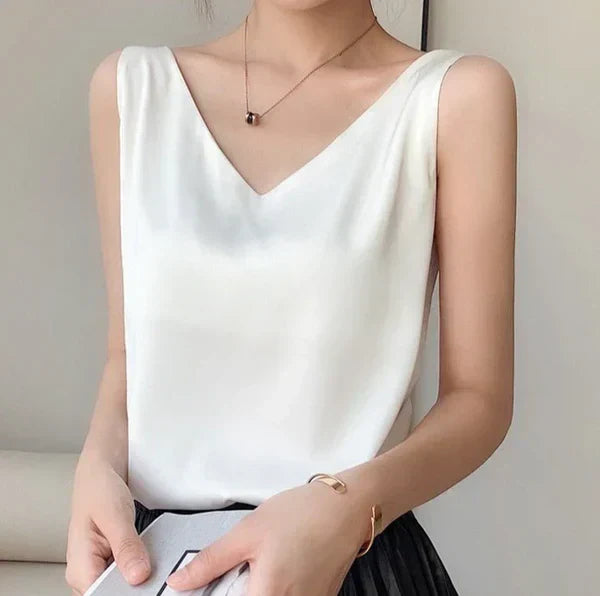 Blusa Ligera Femenina Elegante Sedosa