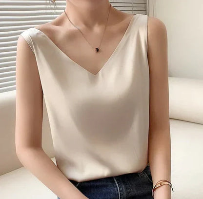 Blusa Ligera Femenina Elegante Sedosa