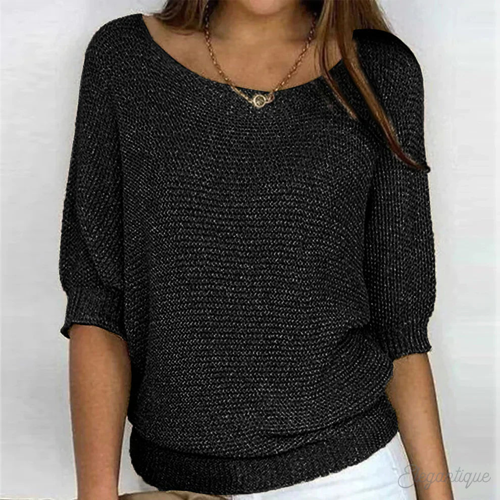 Sudadera Mujer Punto Manga Cuello Alto
