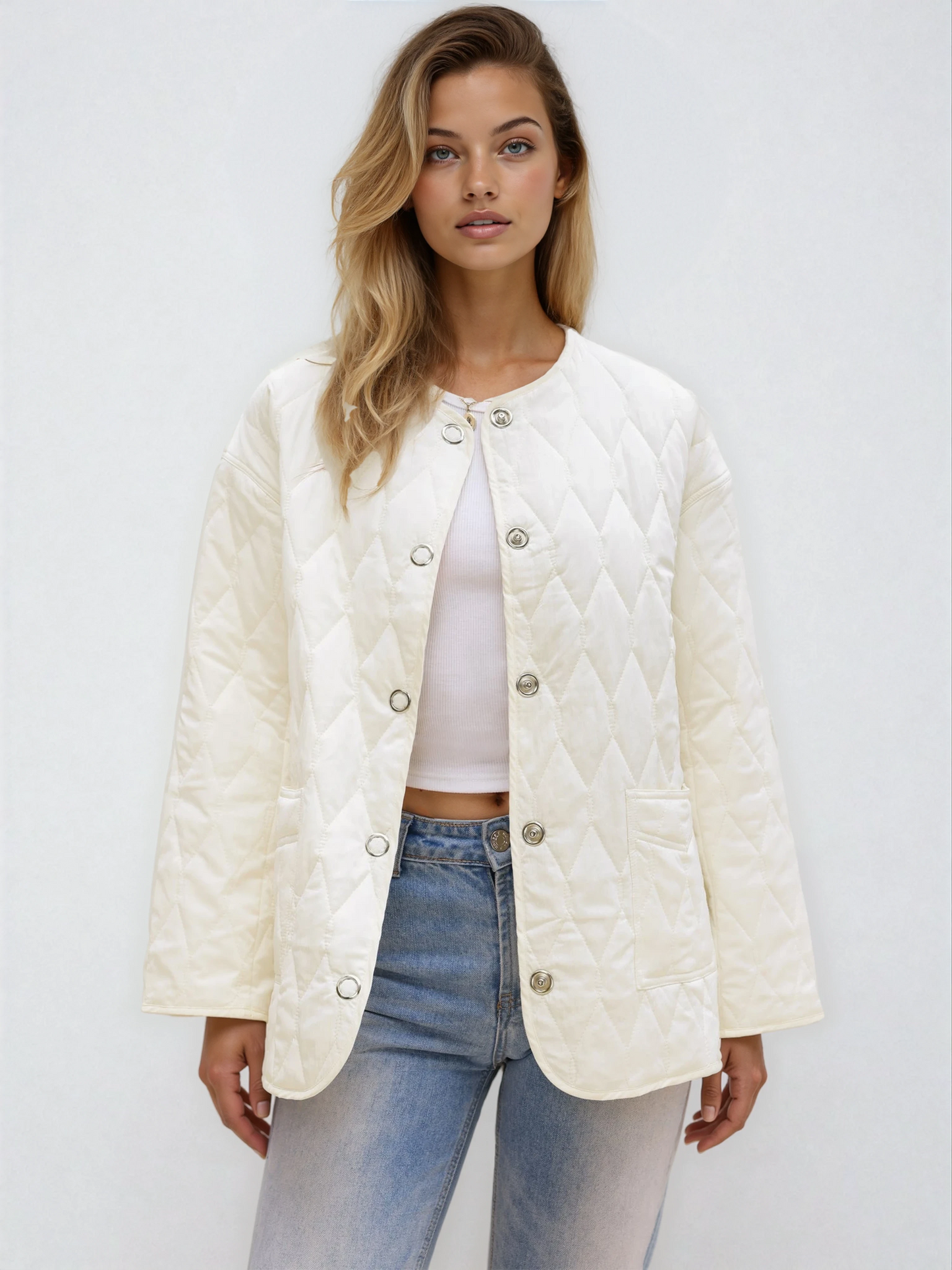 Chaqueta Acolchada Femenina Primavera Otoño - Vestiria