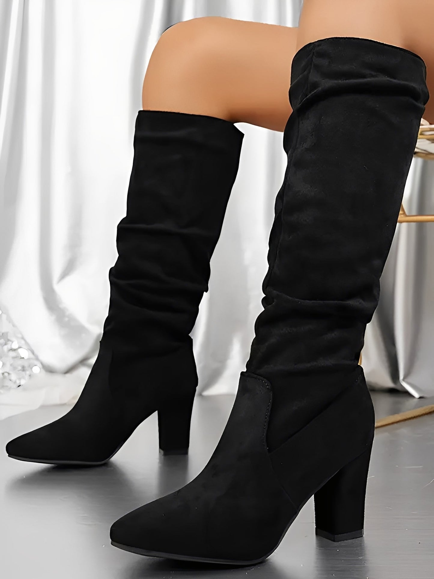 Botas Mujer Antelina Tacón Bajo Elegantes