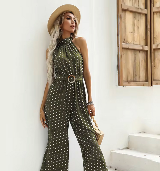 Traje Mono Estampado Chic - Vestiria