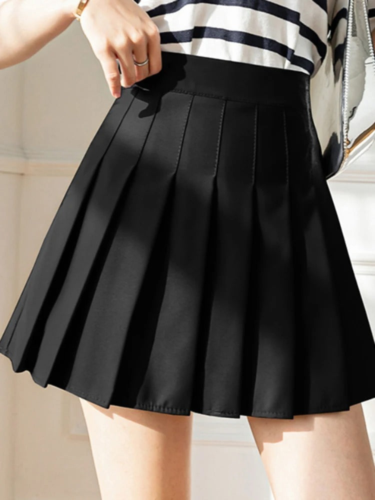 Falda Corta Talle Alto Fashion - Vestiria