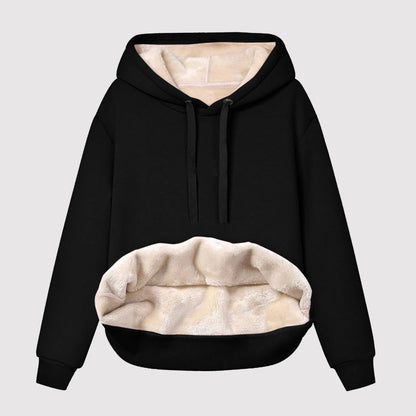 Sudadera Mujer Polar Suave Cálida Capucha