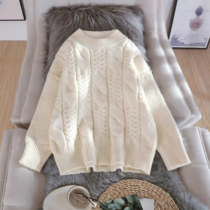 Sudadera Mujer Punto Cálido Elegante