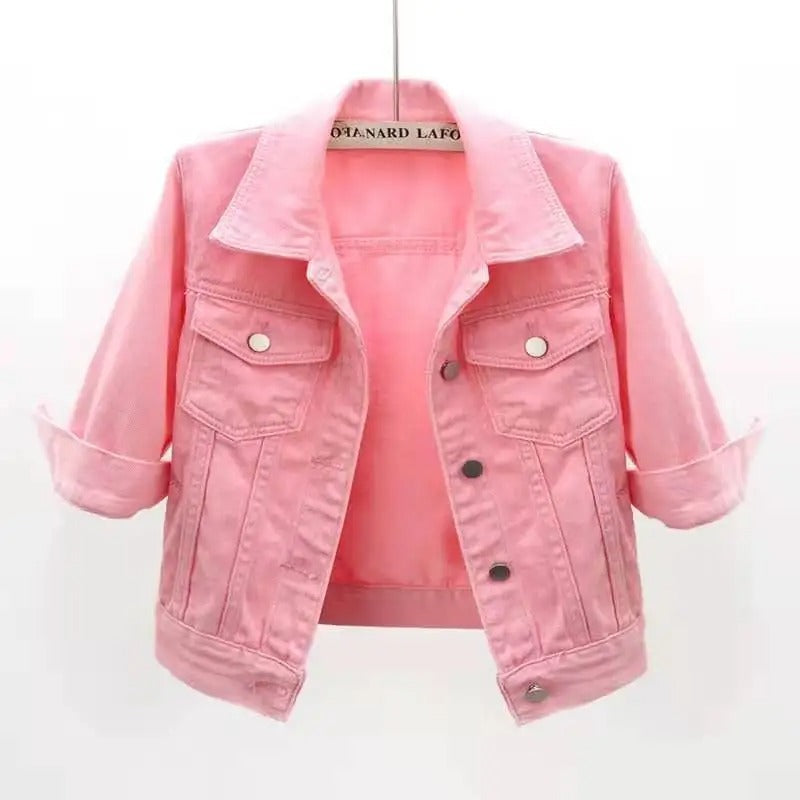 Chaqueta Vaquera Mujer Azul Clásica