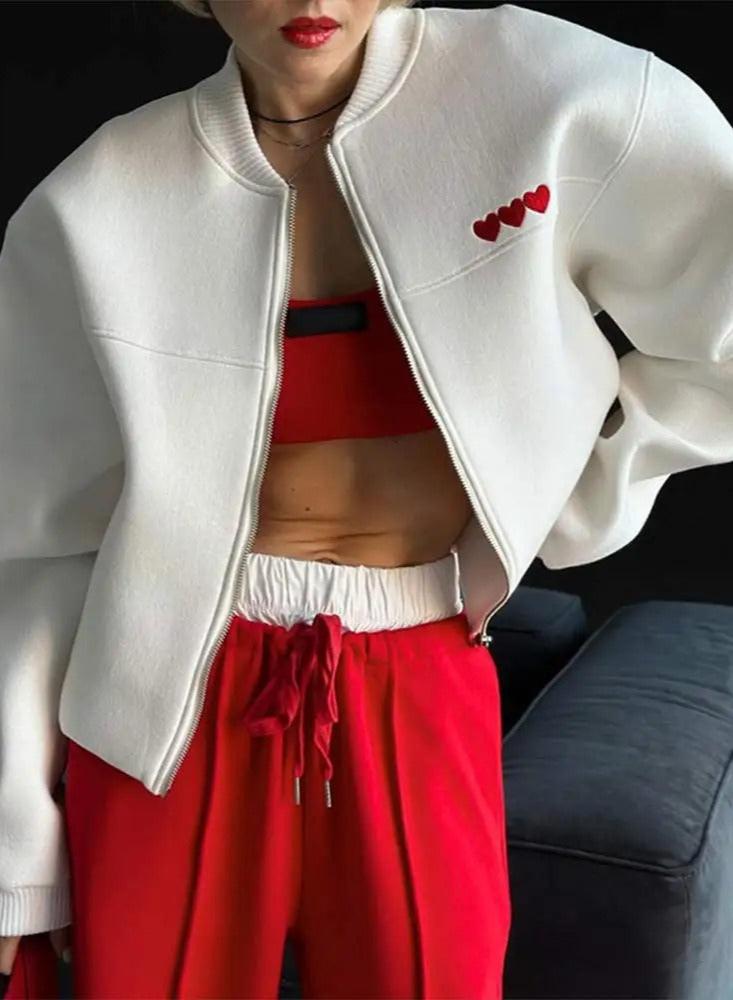 Abrigo Mujer Estampado Grande Moda - Vestiria