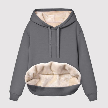 Sudadera Mujer Polar Suave Cálida Capucha