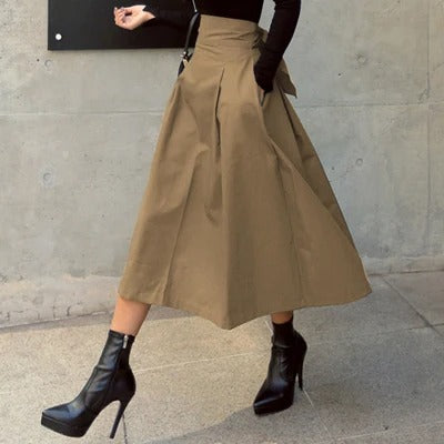 Falda Midi Estilo Boho para Mujer - Vestiria