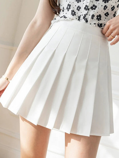 Falda Corta Talle Alto Fashion