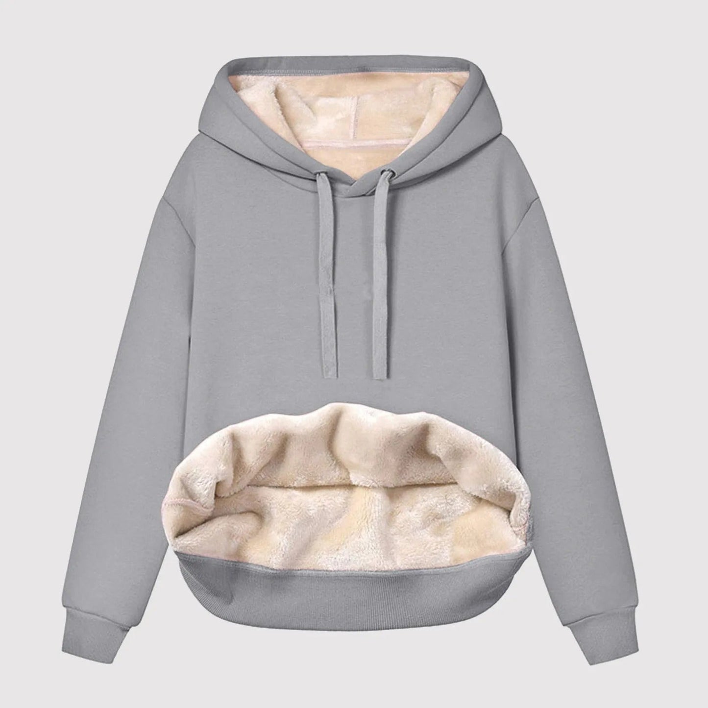 Sudadera Mujer Polar Suave Cálida Capucha