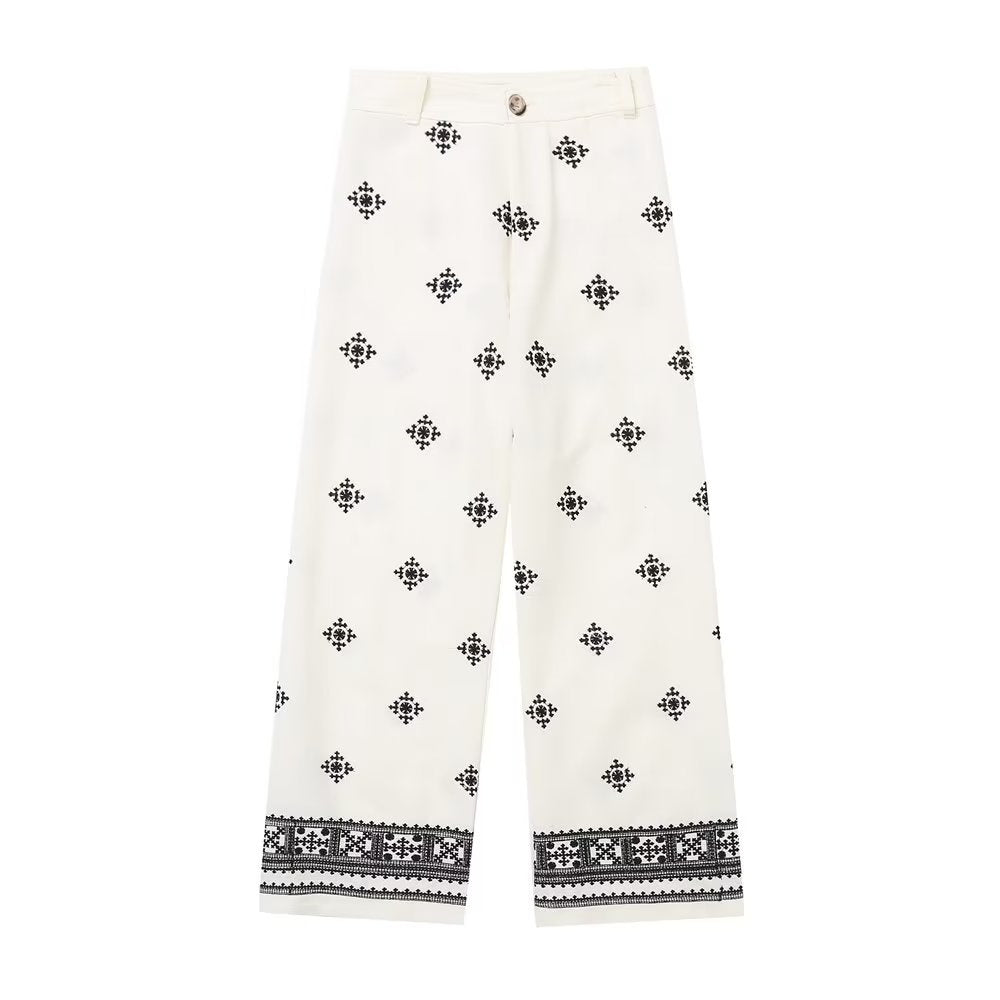 Pantalón Mujer Estampado Floral