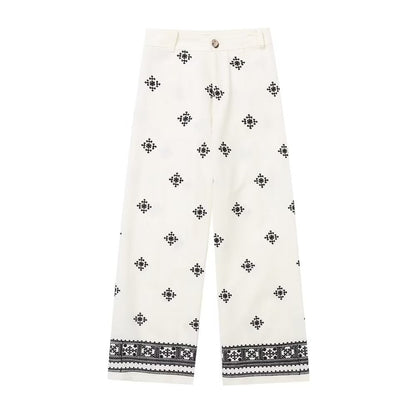 Pantalón Mujer Estampado Floral