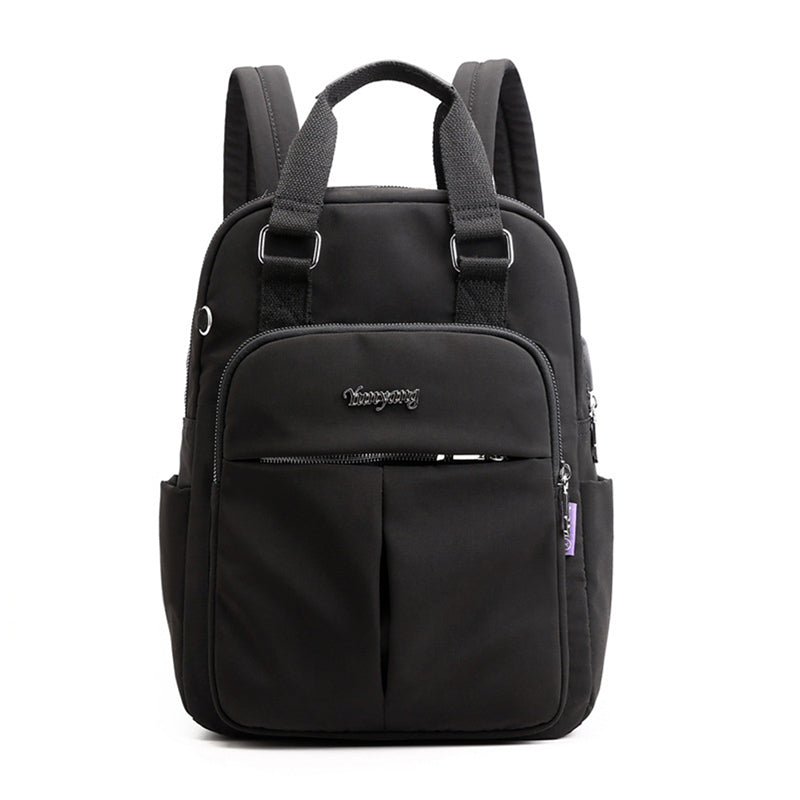 Mochila de agua resistente con puerto USB