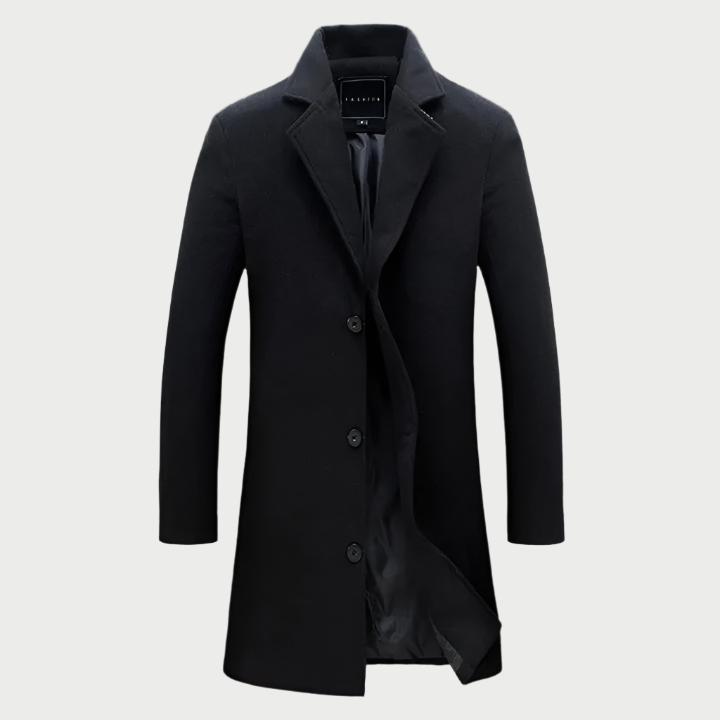 Abrigo largo elegante hombre invierno - Vestiria