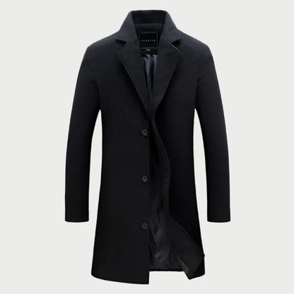 Abrigo largo elegante hombre invierno - Vestiria