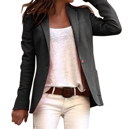 Chaquetilla Mujer Ajustada Un Botón