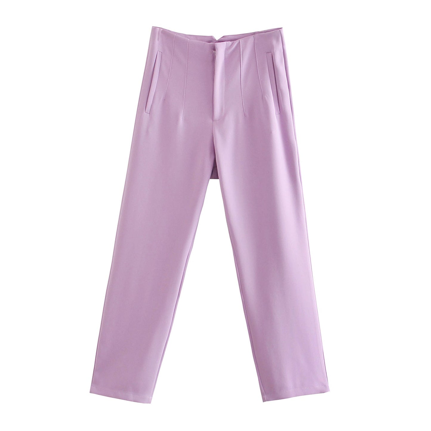 Pantalón Cintura Alta Mujer Elegante