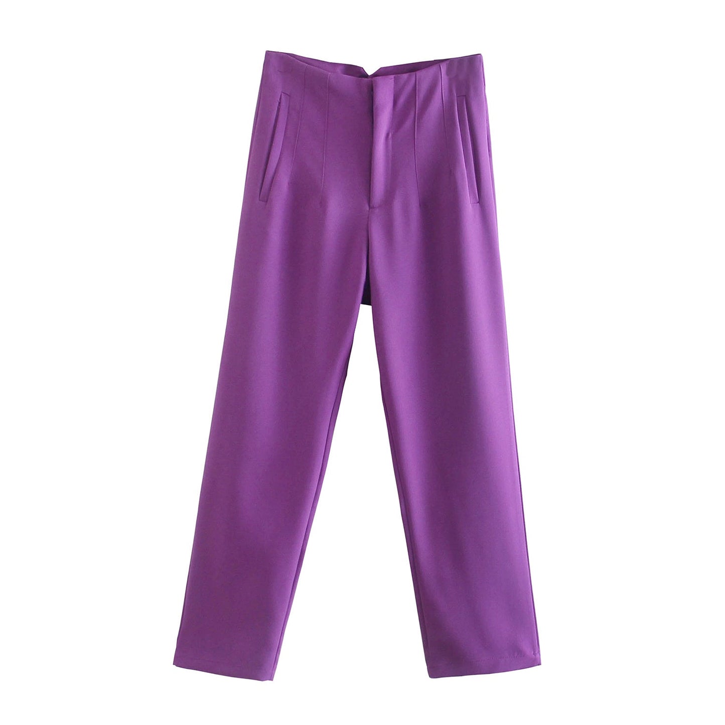 Pantalón Cintura Alta Mujer Elegante