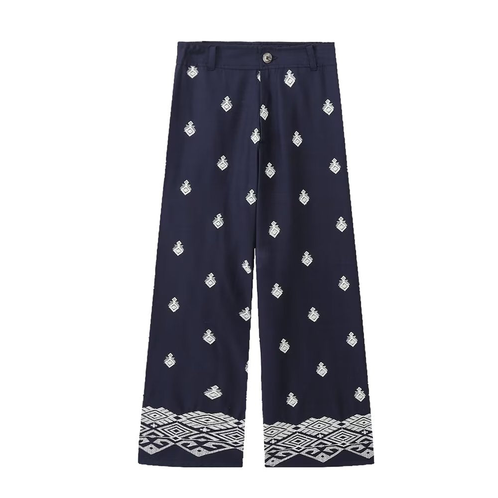 Pantalón Mujer Estampado Floral