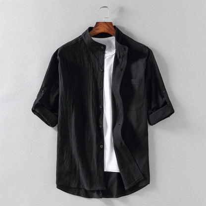Camisa Estilo Manga Corta Verano
