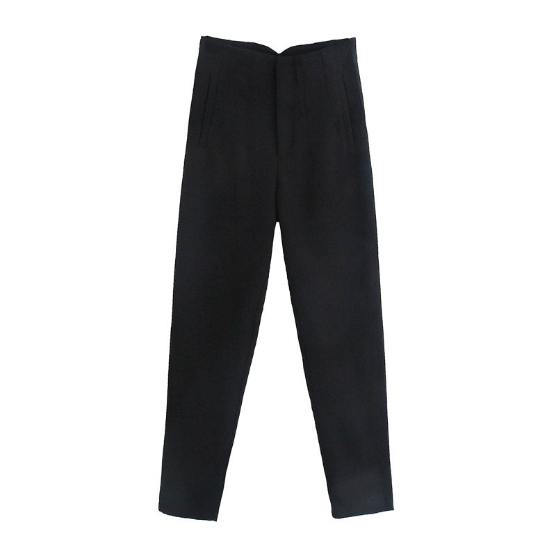 Pantalón Cintura Alta Mujer Elegante
