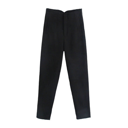 Pantalón Cintura Alta Mujer Elegante