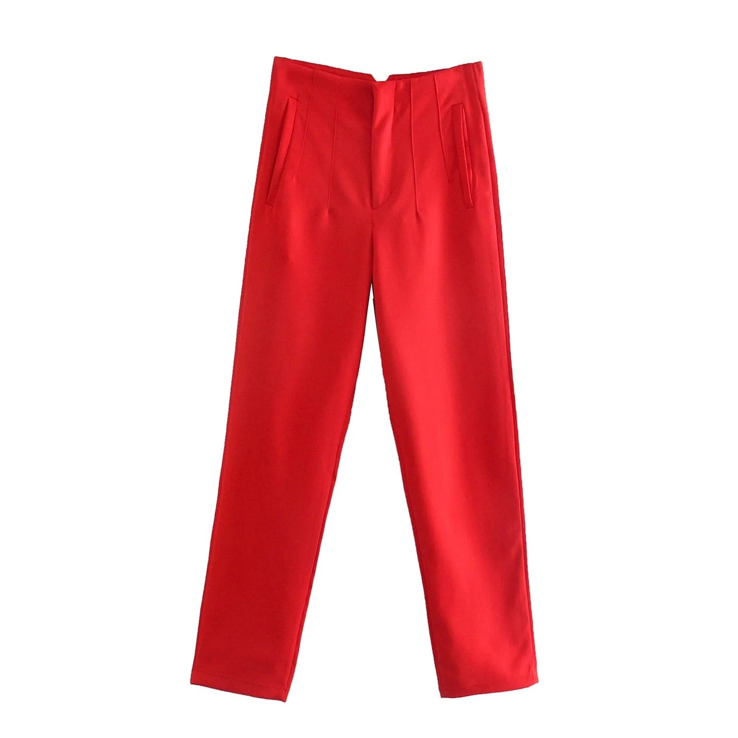 Pantalón Cintura Alta Mujer Elegante