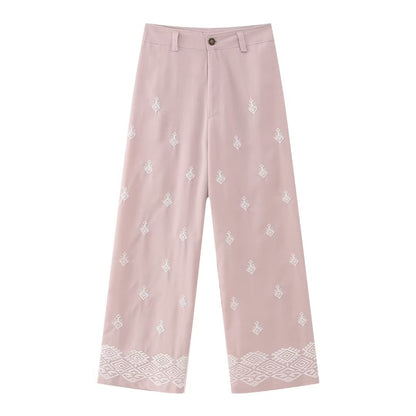 Pantalón Mujer Estampado Floral