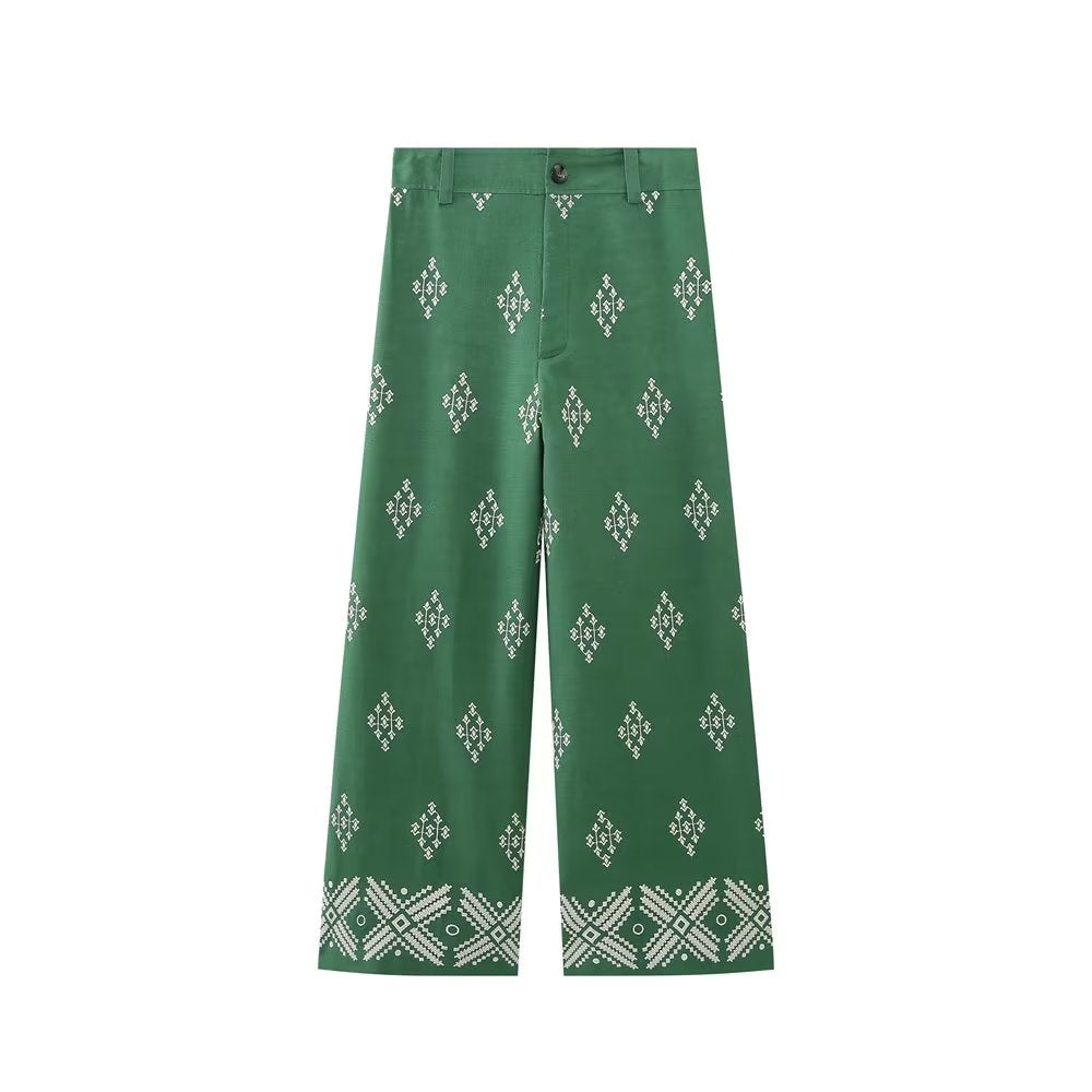 Pantalón Mujer Estampado Floral