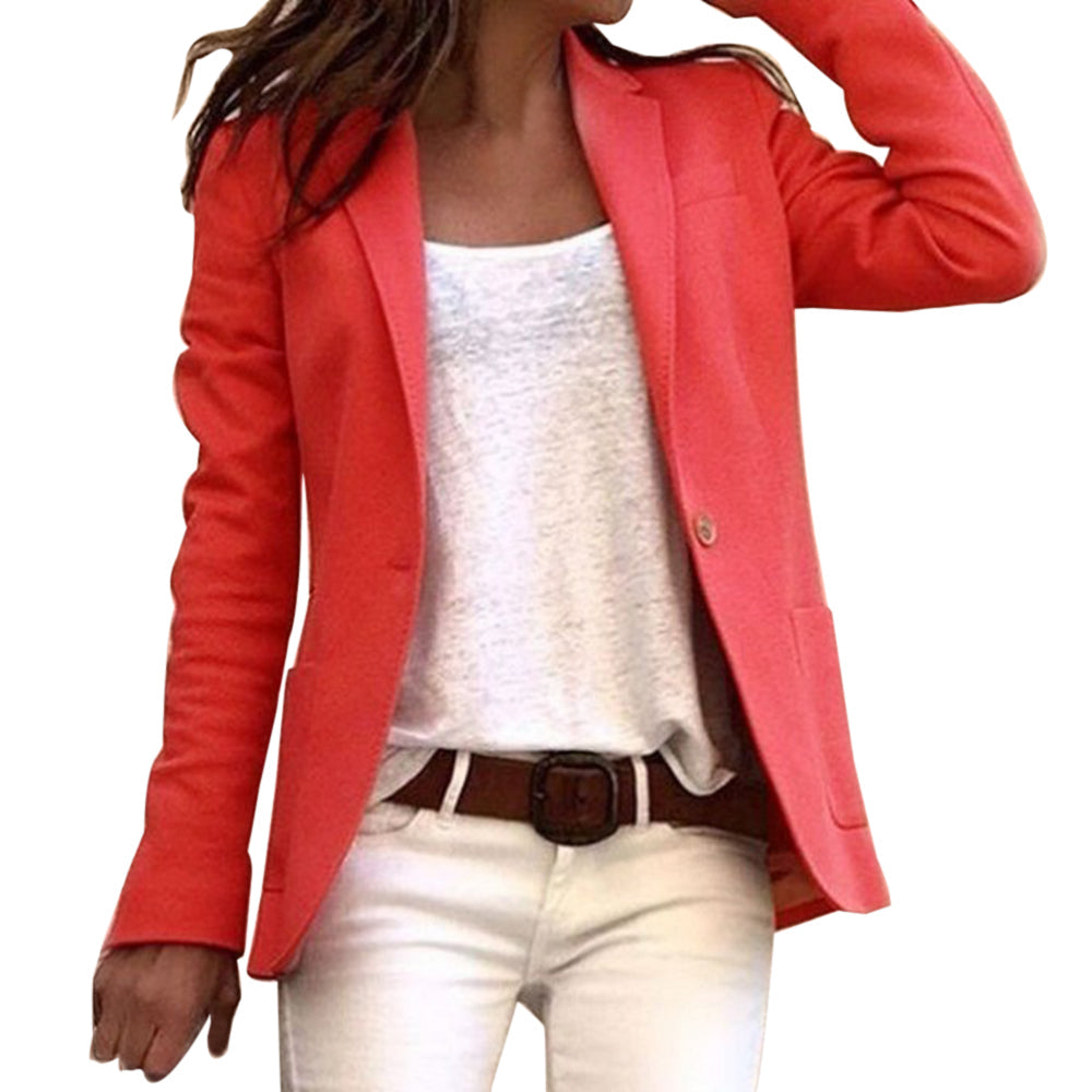 Chaquetilla Mujer Ajustada Un Botón