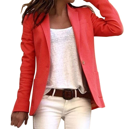 Chaquetilla Mujer Ajustada Un Botón