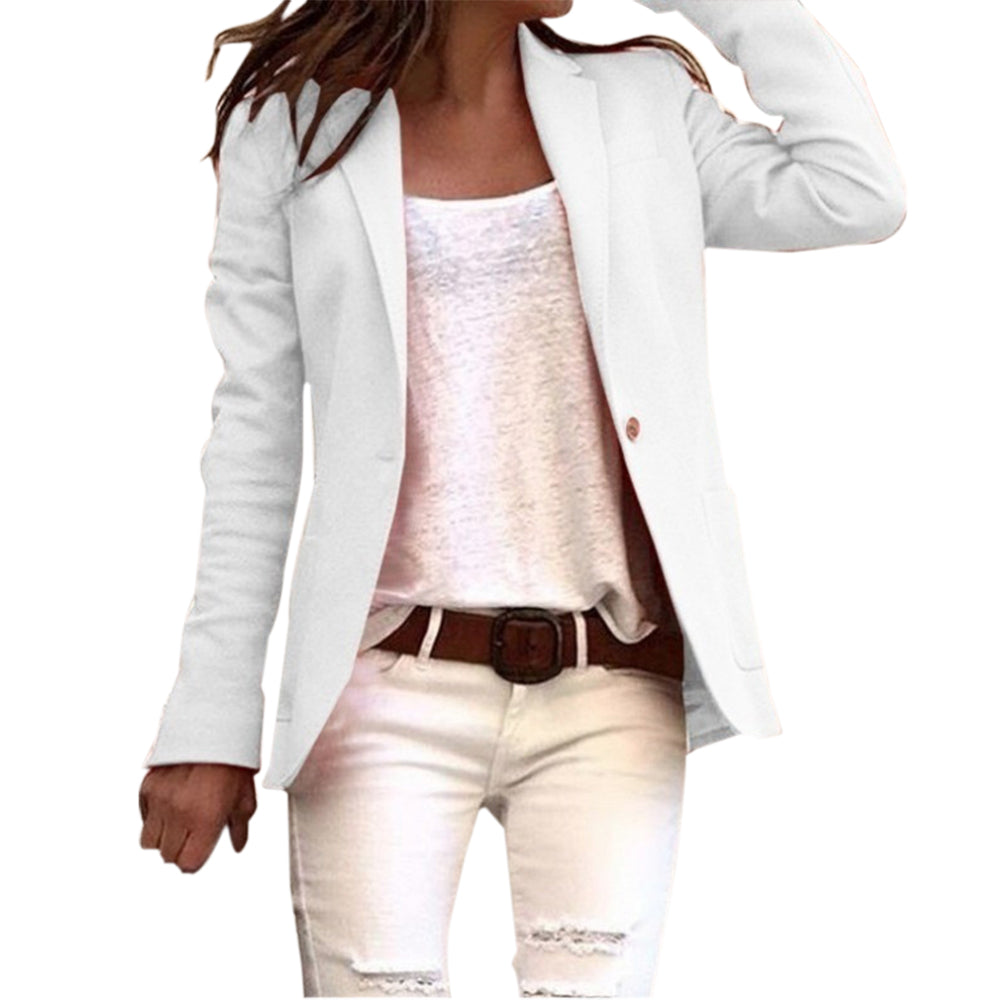 Chaquetilla Mujer Ajustada Un Botón - Vestiria