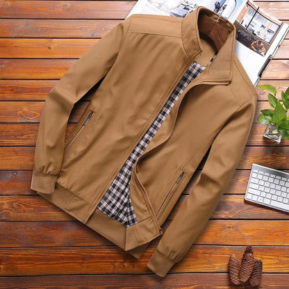 Chaqueta Hombre Cuadros Forro Aislante