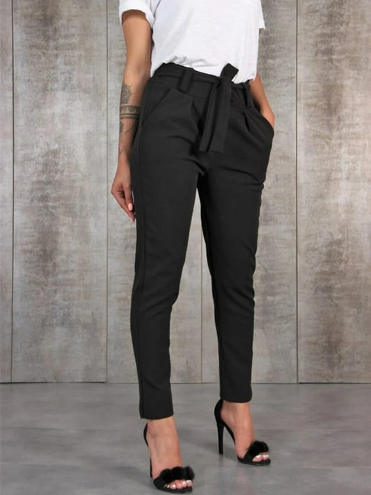 Pantalones Mujer Cintura Alta Estilosos - Vestiria