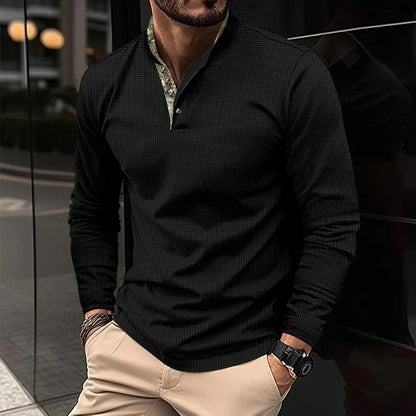Camisa informal manga larga relajada - Vestiria