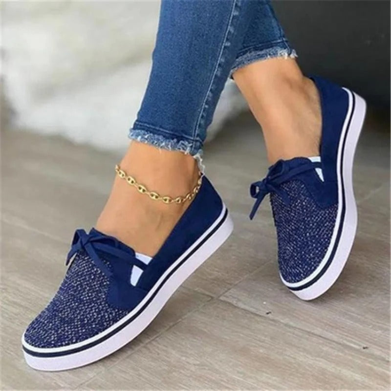 Zapatillas Lona Mujer Comfort