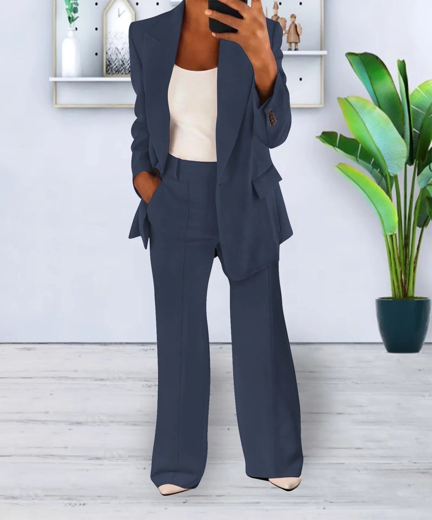 Traje Chaqueta y Pantalón Mujer Elegante