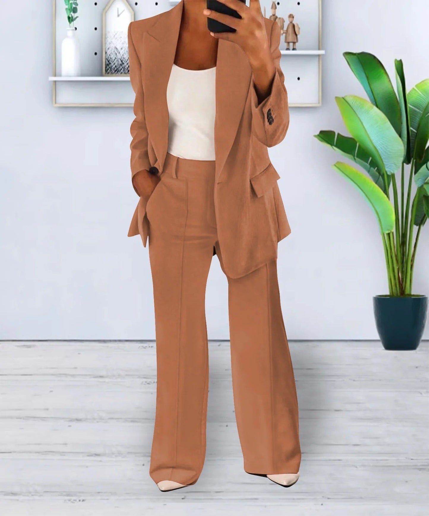 Traje Chaqueta y Pantalón Mujer Elegante