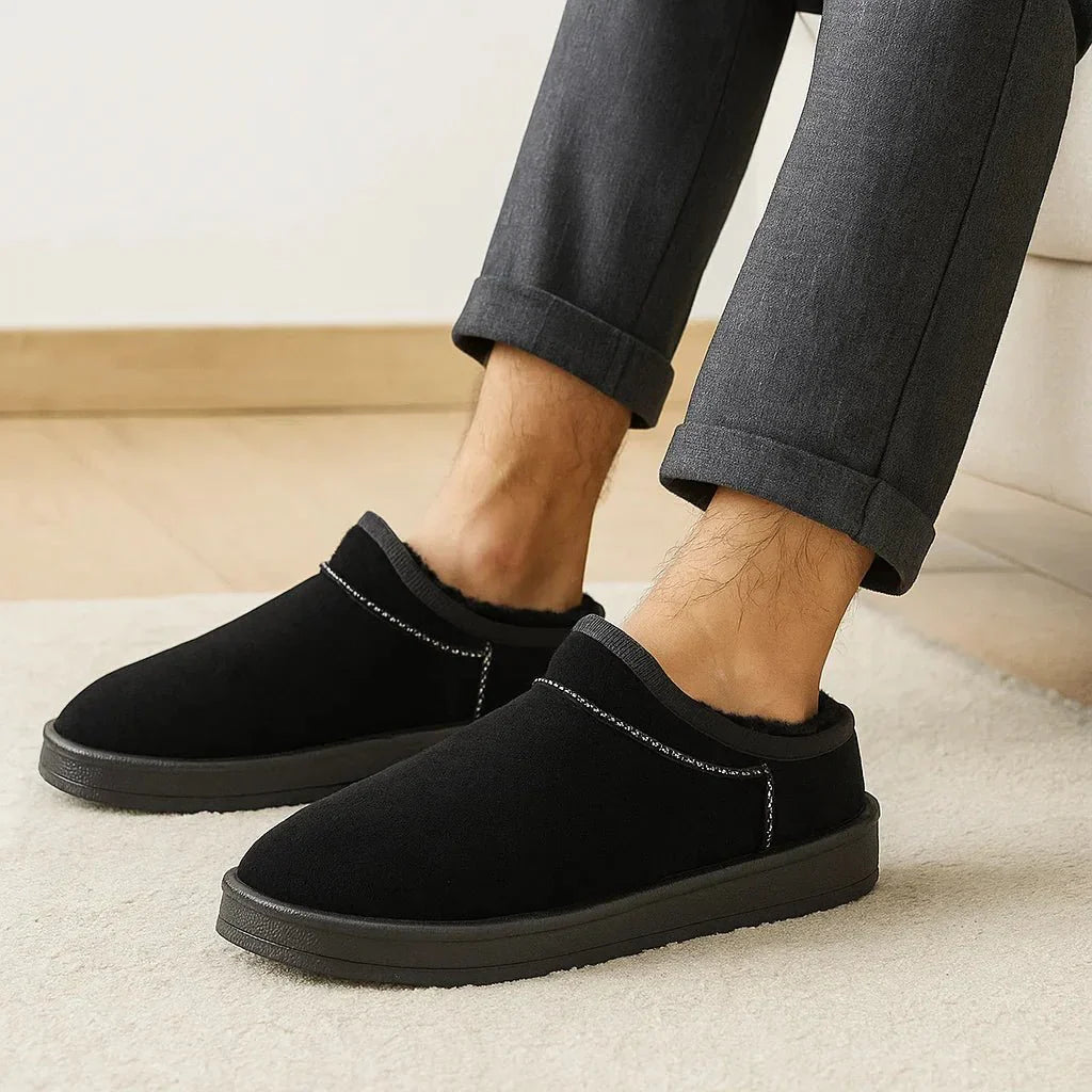 Pantuflas Hombre Aterciopeladas Cálidas
