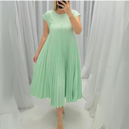 Vestido Plisado Ligero y Alegre