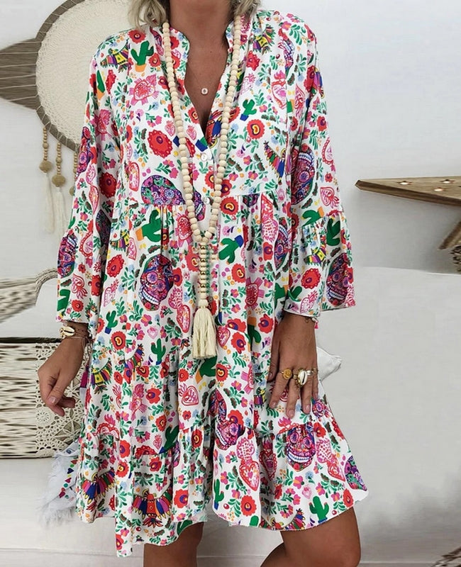 Vestido Chiffon Boho Chic Mujer