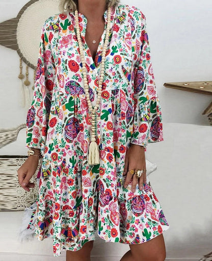 Vestido Chiffon Boho Chic Mujer