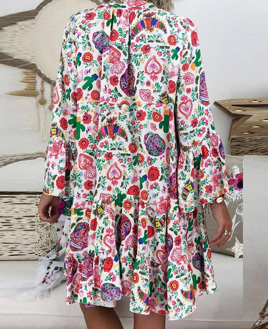Vestido Chiffon Boho Chic Mujer - Vestiria